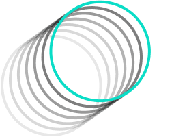 Overlapping circles with increasing opacity